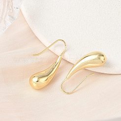 Brass Dangle Earrings&nbsp;KK-CBAD851-04G