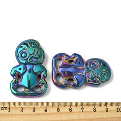 Electroplate Synthetic Non-magnetic Hematite Big Pendants&nbsp;G-G113-01F