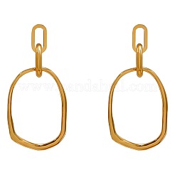 304 Stainless Steel Stud Dangle Earrings&nbsp;FS-WG15198-01