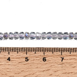 Electroplate Glass Beads Strands&nbsp;GLAA-Q105-03V