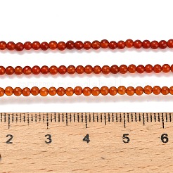 Natural Carnelian Beads Strands&nbsp;G-Z116-A22-2mm