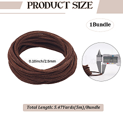 5M DIY Frosted Cowhide Leather Cord&nbsp;OCOR-GF0004-97B-02