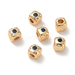 SHEGRACE Brass Cubic Zirconia Beads&nbsp;XGRQ4H151-682G-C