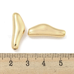 真鍮ビーズ  カドミウムフリー＆ニッケルフリー＆鉛フリー  ナゲット  18KGP本金メッキ  23x8x6mm  穴：1.7mm&nbsp;KK-Q820-30G