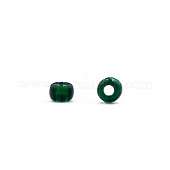 透明チェコガラスシードビーズ15/0個  ラウンド  ダークスレートグレー  1.5x1mm  穴：0.5mm  約500 G /袋&nbsp;SEED-N004-004-31