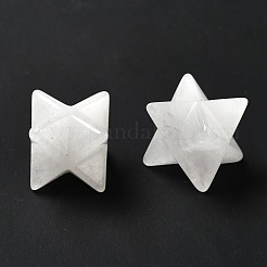 天然石ホワイトジェイドビーズ  穴なし/ドリルなし  メルカバスター  14.5~15x14.5~15x14.5~15mm&nbsp;G-A206-01A-08