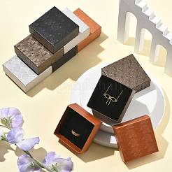 12Pcs 4 Colors Paper Jewelry Set Boxes&nbsp;CON-FS0001-24