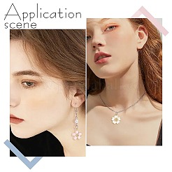 40個10スタイルアロイエナメルペンダント  ゴールデン＆ライトゴールド  ピンク  13~20.5x11.5~17.5x1.5~4.5mm  穴：1.2~4.5mm  4個/スタイル&nbsp;ENAM-FS0004-04A
