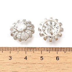 Brass Micro Pave Cubic Zirconia Pendants&nbsp;KK-M312-26P