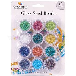 12 Colors Glass Seed Beads&nbsp;SEED-PH0007-03