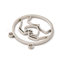 Non-Tarnish 201 Stainless Steel Outline Pendants&nbsp;STAS-E175-02P