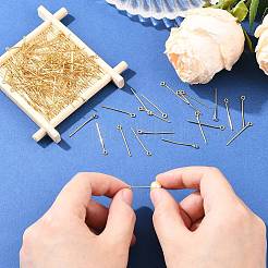 シェグレース 20g 真鍮製アイピン  カドミウムフリー＆ニッケルフリー＆鉛フリー  18KGP本金メッキ  25.5x3x0.7mm  穴：1.5mm  21ゲージ&nbsp;XGRPCP829-264G