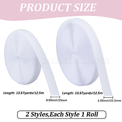 25M 2 Styles Polyester Hook and Loop Tapes&nbsp;DIY-CY0003-65B-01