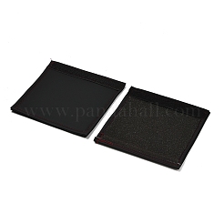 模造革の車のドアハンドル保護カバー  ブラック  132x131x2.5mm  2個/セット&nbsp;FB-XCP0001-02