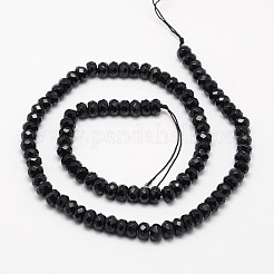 Natural Black Onyx Beads Strands&nbsp;G-D710-B-07A