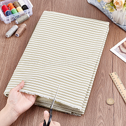 1 Yard Cotton Stripe Fabric&nbsp;DIY-GA0009-82B