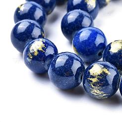 Natural Mashan Jade Beads Strands&nbsp;G-F670-A15-12mm