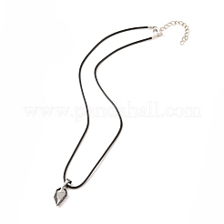 Rack Plating Alloy Heart Pendant Necklaces Sets&nbsp;NJEW-B081-09