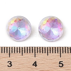 Glass Rhinestone Cabochons&nbsp;RGLA-L029-10B-VLLA
