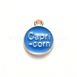 Alloy Enamel Pendants&nbsp;X-ENAM-S124-01B-02E