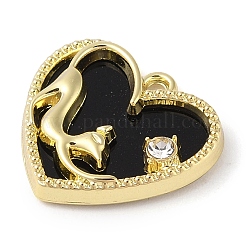 Alloy with Rhinestone Pendants&nbsp;ALRI-U001-03A-G