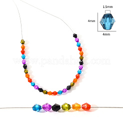 Transparent Acrylic Beads&nbsp;TACR-YW0001-4MM-04