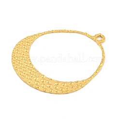 イオンプレーティング（IP）304ステンレスペンダント  リングチャーム  18KGP本金メッキ  38.5x33x1mm  穴：2mm&nbsp;STAS-A099-01G