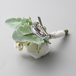 Silk Cloth Imitation Peony Corsage Boutonniere&nbsp;AJEW-WH0401-31