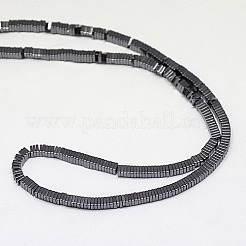 Electroplate Non-magnetic Synthetic Hematite Heishi Beads Strands&nbsp;G-J171A-2x2mm-03