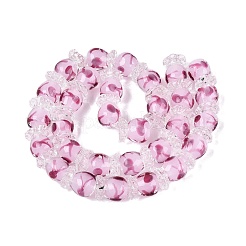 Inner Flower Handmade Lampwork Beads&nbsp;LAMP-Q039-13A