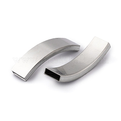 10Pcs 5 Style 304 Stainless Steel Slide Charms&nbsp;STAS-UN0031-32