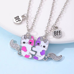 Alloy with Enamel Pendant Necklaces&nbsp;PW-WGAC858-01