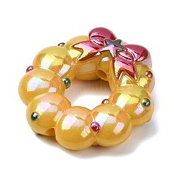 Christmas UV Plating Opaque Acrylic Beads&nbsp;AC-CBAC5B6-01B