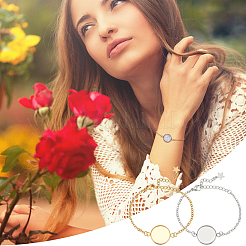 DIY Blank Dome Bracelet Making Kit&nbsp;DIY-UN0004-98