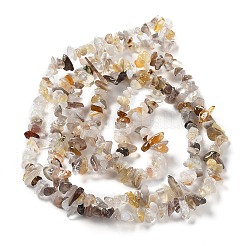 天然石ボツワナアゲートビーズ連売り  チップ  4~12x3~5x1~4mm  穴：0.5mm  16.06''（40.8センチメートル）&nbsp;LS-G-E607-A10