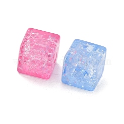 Transparent Crakle Acrylic Beads&nbsp;PACR-Q008-25