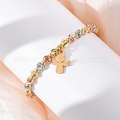 Brass Slider Bracelets&nbsp;BJEW-C090-02G-B