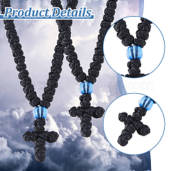 2Pcs Waxed Cord Charm Bracelets&nbsp;BJEW-DC0001-24