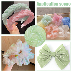 Laser Polyester Gauze Fabric&nbsp;DIY-WH0021-24