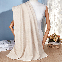 Diyの工芸品のためのポリエステル生地  服飾材料  アンティークホワイト  2000x1550x1mm&nbsp;DIY-WH0683-42B