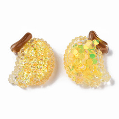 Transparent Resin Cabochons&nbsp;CRES-N034-07