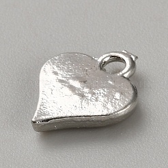 White Series Love Bow Alloy Acrylic Pendant&nbsp;PALLOY-WH0115-01P-13