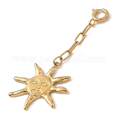 304 Stainless Steel Sun Pendant Decorations&nbsp;STAS-K308-06G