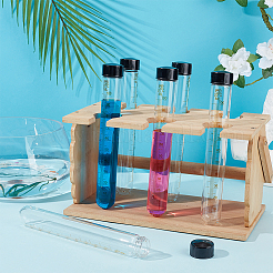 Glass Test Tubes with Scale&nbsp;AJEW-WH0752-492