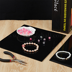 シリコンマット  耐熱ランチョンマット  正方形  ブラック  250x250x3mm&nbsp;DIY-WH0591-251A