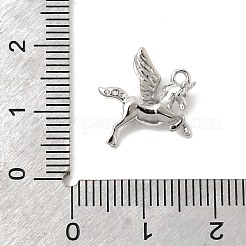 Brass Micro Pave Cubic Zirconia Pendants&nbsp;KK-L263-01A-P