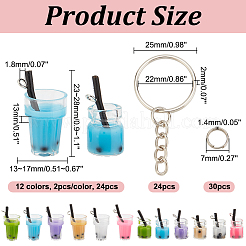 DIY Cup Keychain Making Kit&nbsp;DIY-AR0003-64
