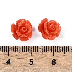Synthetic Coral Carved Beads&nbsp;CORA-M001-07P