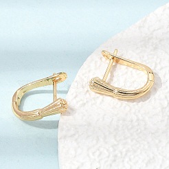 Brass Hoop Earrings for Women&nbsp;KK-CBACA55-05G