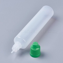 プラスチックビーズ収納ケース  ふた付き  コラム  グリーン  149x28mm  容量：60ml（2.02液量オンス）&nbsp;LS-CON-WH0043-10A